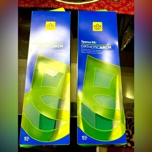 2 pairs of Spenco RX Orthotic Arch Support unisex. READ.